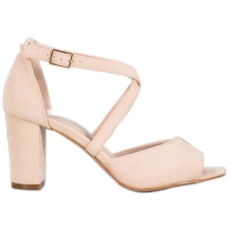 Sandali VINCEZA in camoscio beige