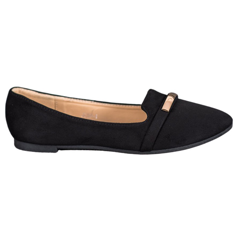 SHELOVET Ballerina Nera Con Ornamento nero