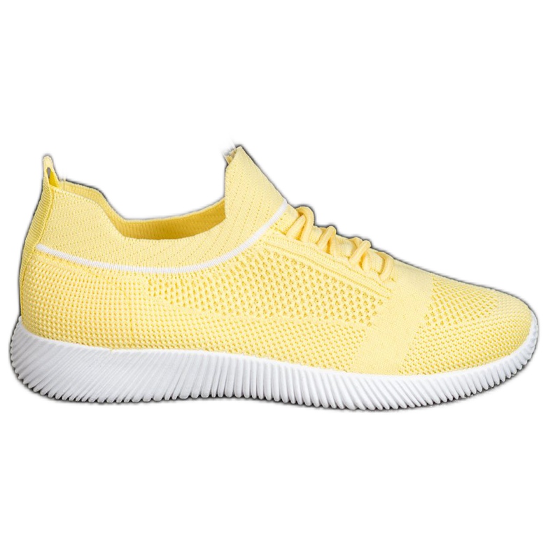 SHELOVET Scarpe sportive gialle giallo