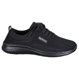 SHELOVET Scarpe in tessuto legate nero