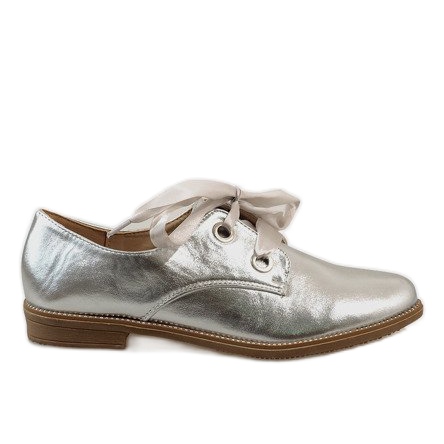 Scarpe stringate argento 188-233 grigio