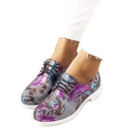 Classiche scarpe jazz floreali nere ZG629-1 nero
