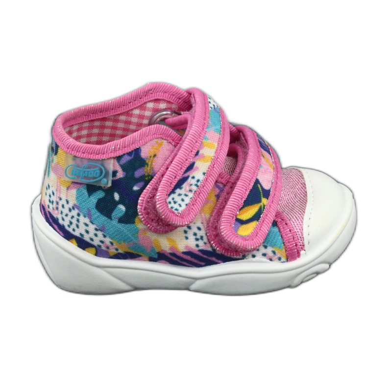 Scarpe per bambini Befado arancione 212P064 bianca blu navy blu rosa giallo