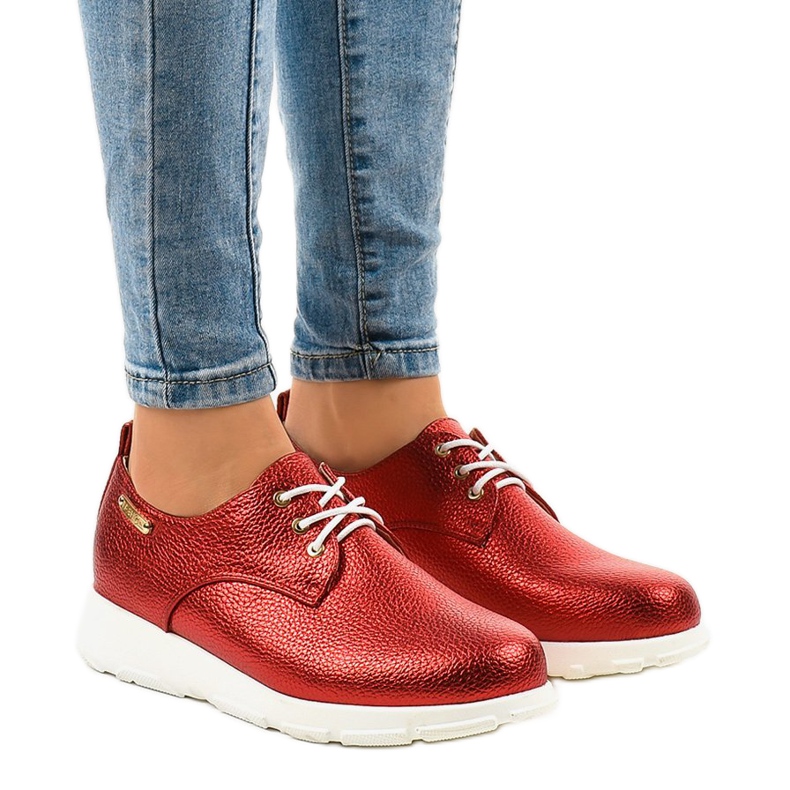 Scarpe classiche rosse opache XC672-2 rosso