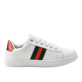 Sneakers classiche bianche D1903-3135 bianco