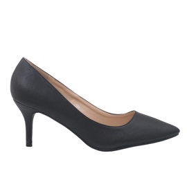 Décolleté nere basse su tacco K308 nero