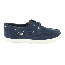 Mocassini da uomo Lee Cooper GC008Q-01 blu navy