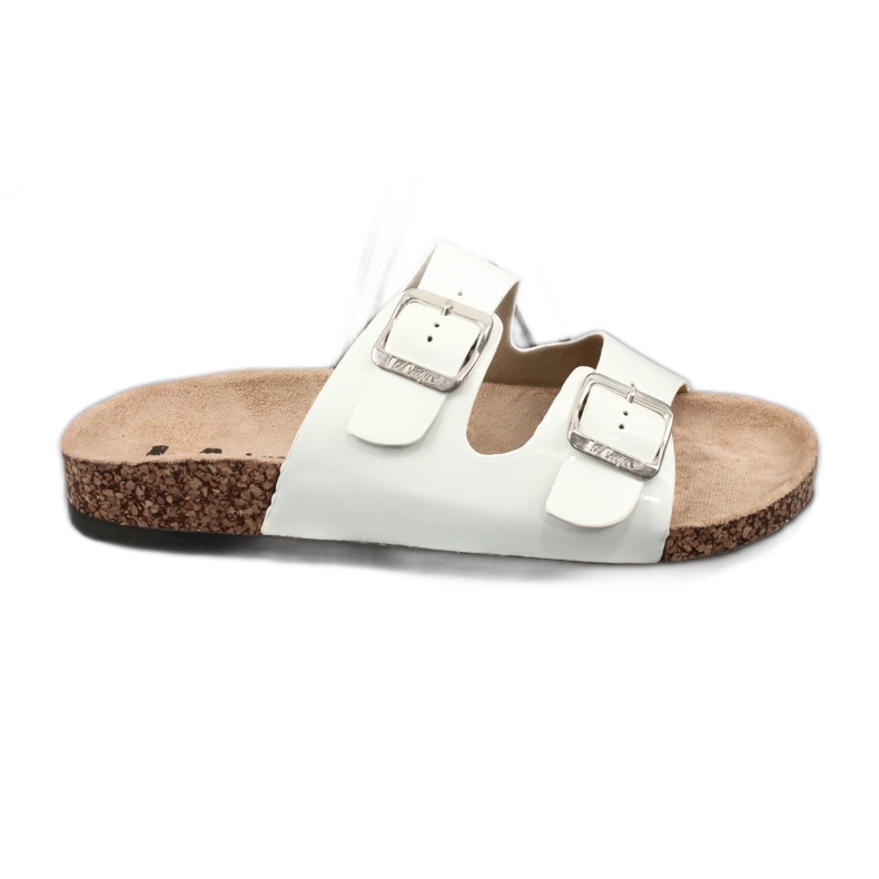 Ciabatte anatomiche bianche laccate Lee Cooper 1043-5 bianca
