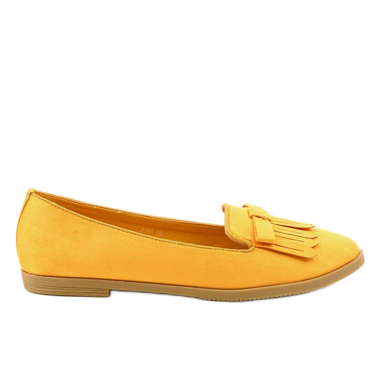 Mocassino lordsy in ecopelle gialla 2358 giallo