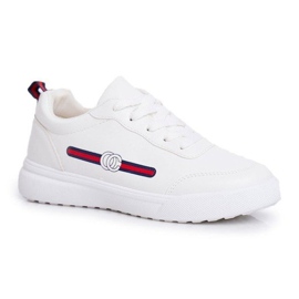 SEA Scarpe bianche, scarpe sportive BL161 bianca