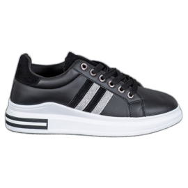 SHELOVET Scarpe sportive sulla piattaforma nero