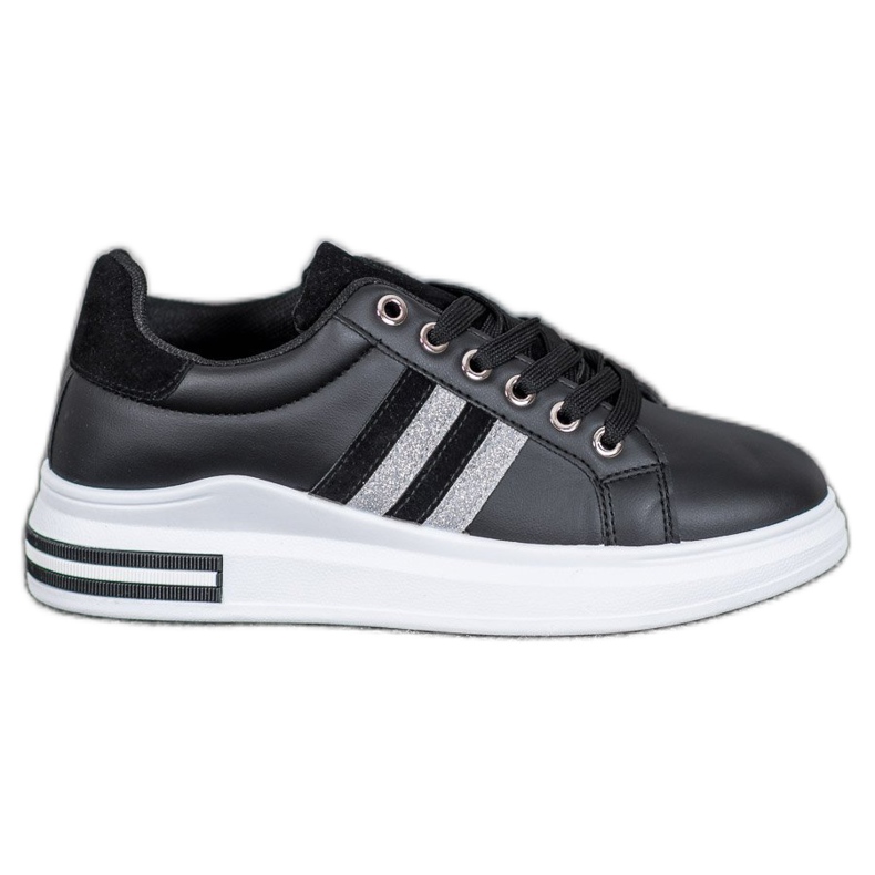 SHELOVET Scarpe sportive sulla piattaforma nero