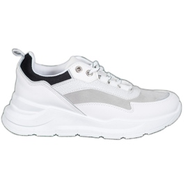 SHELOVET Scarpe Da Ginnastica Sulla Piattaforma bianco nero