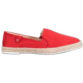 SHELOVET Espadrillas rosse classiche rosso