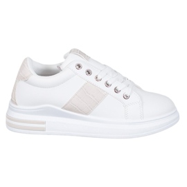 Weide Scarpe sportive con inserti beige bianco