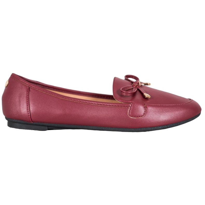 Clowse Eleganti ballerine bordeaux rosso