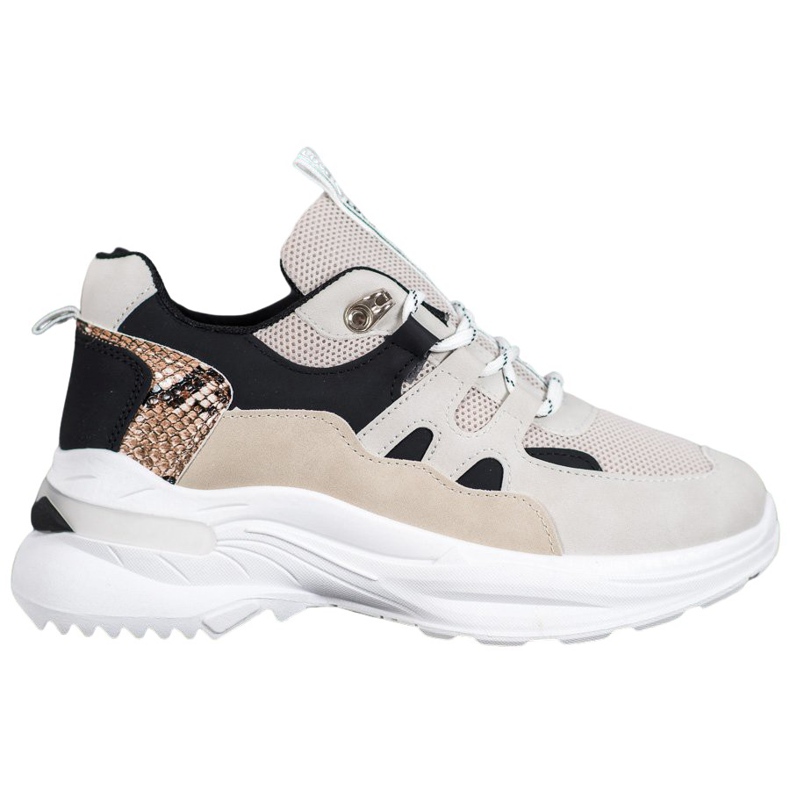 Weide Sneakers alla moda dell'amore marrone nero multicolore