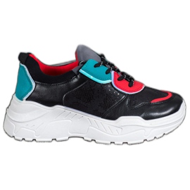 SHELOVET Scarpe da ginnastica alla moda nero