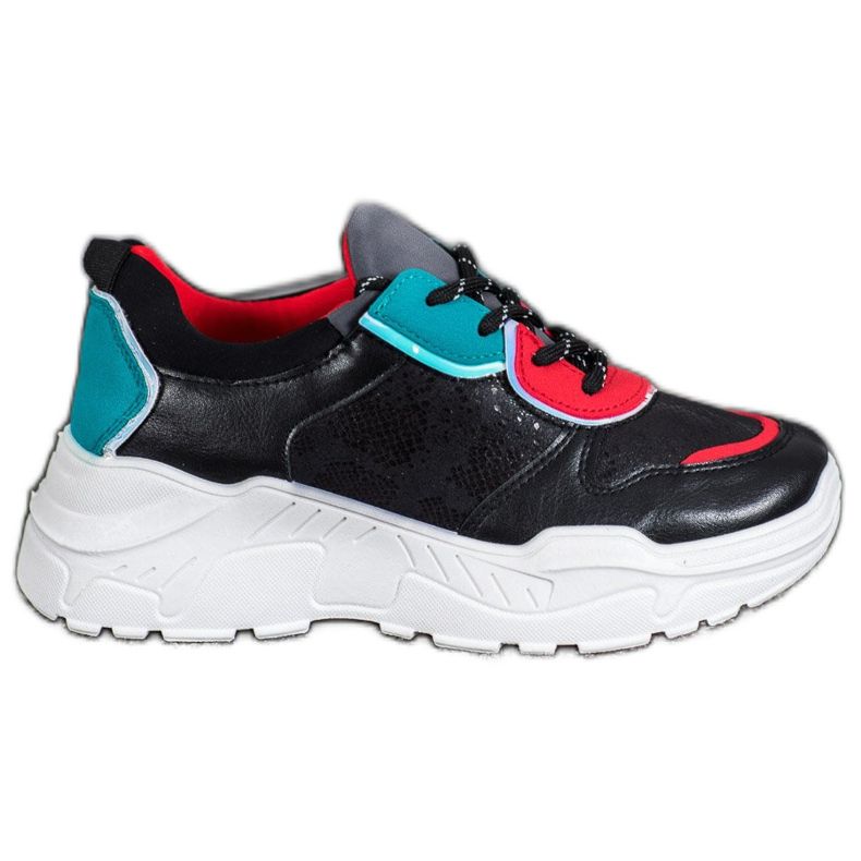 SHELOVET Scarpe da ginnastica alla moda nero