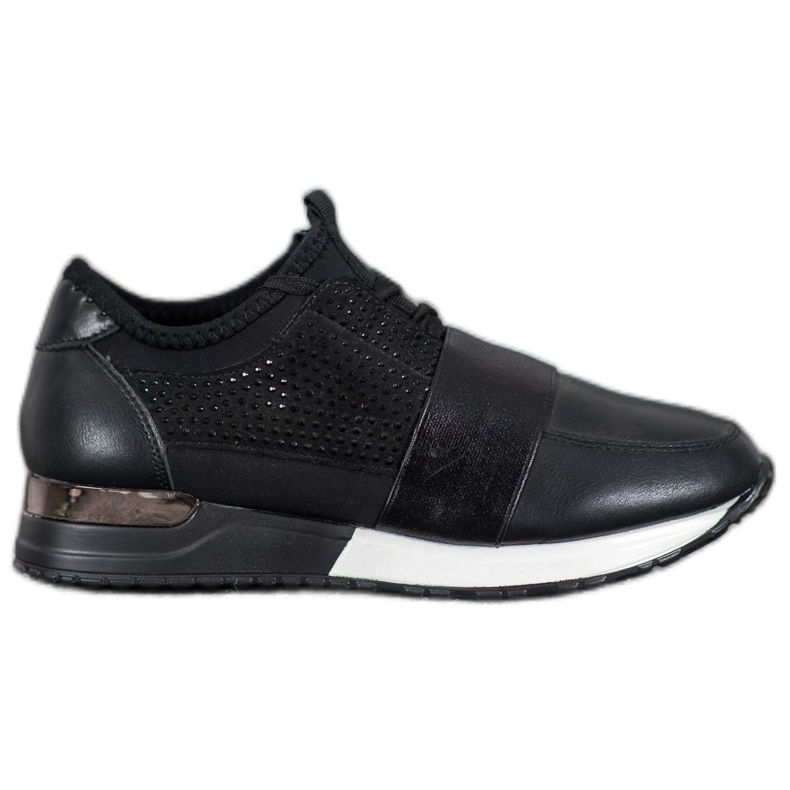 RTX WALK Sneakers Nere Con Cristalli nero