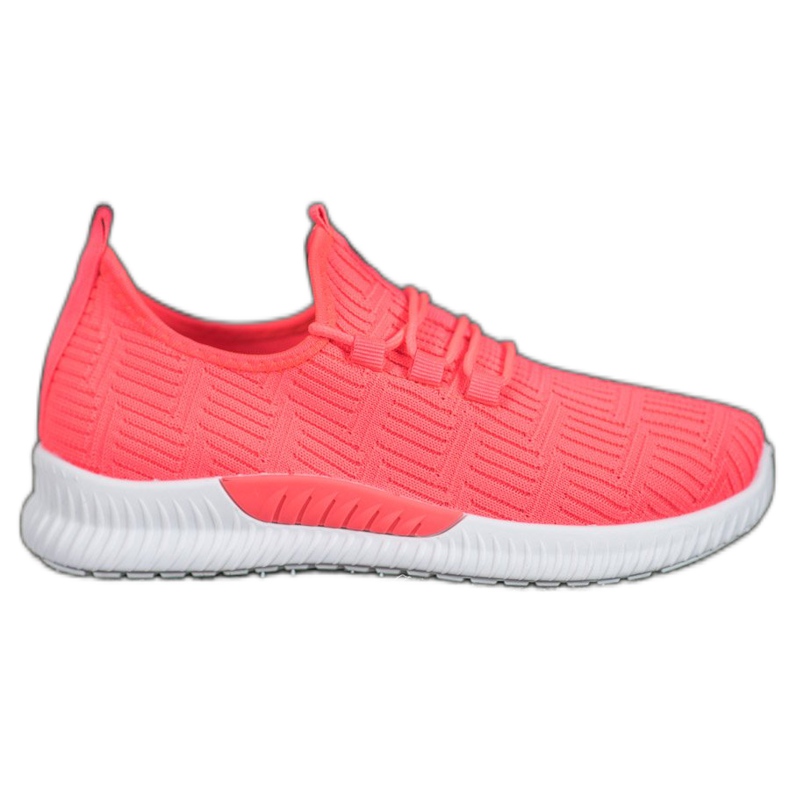 SHELOVET Comode scarpe in tessuto rosa