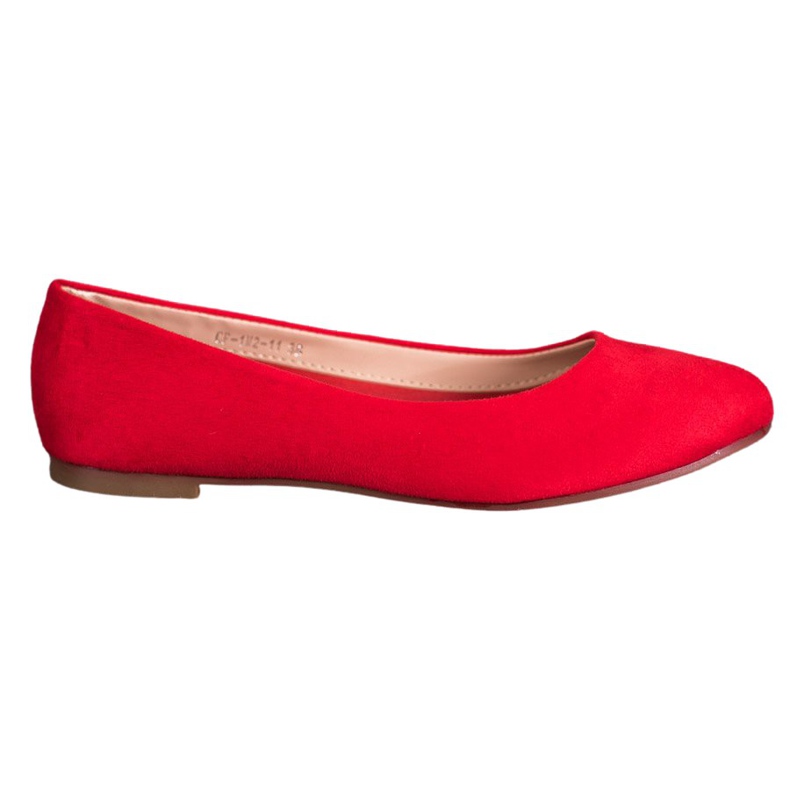 Best Shoes Ballerine in camoscio rosso