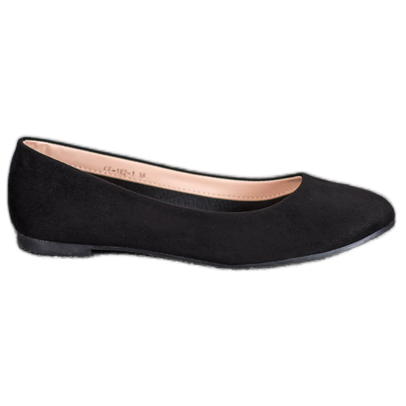 Best Shoes Ballerine in camoscio nero