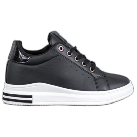 SHELOVET Sneakers Con Zeppa Nascosta nero