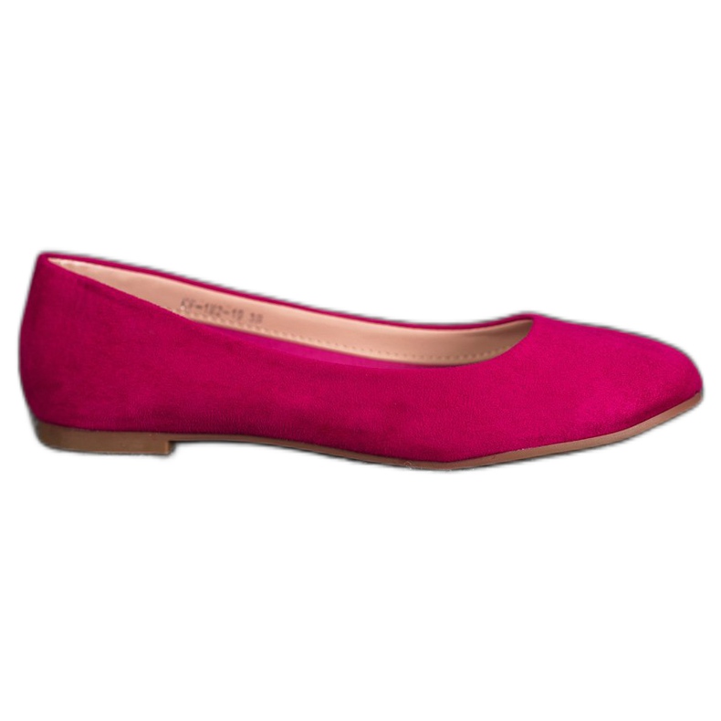 Best Shoes Ballerine in camoscio viola