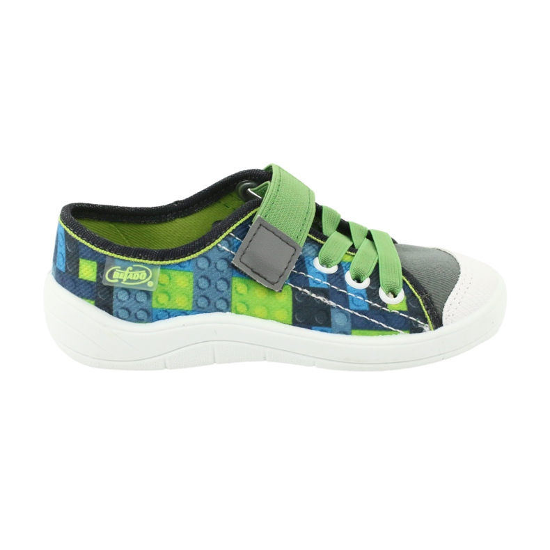 Scarpe per bambini Befado 251Y148 grigio multicolore verde