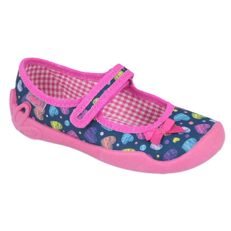 Scarpe per bambini Befado 114X396 blu navy rosa multicolore
