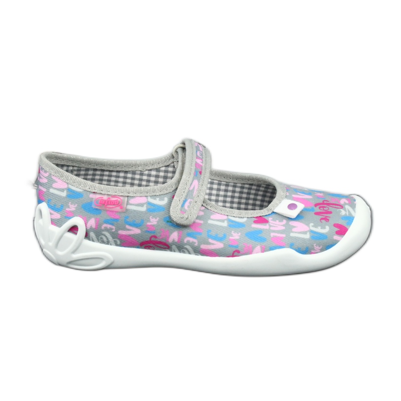 Scarpe per bambini Befado 114Y374 viola rosa grigio multicolore