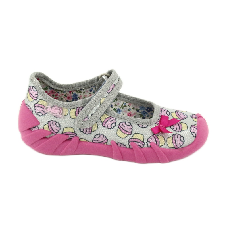 Scarpe per bambini Befado 109P197 rosa grigio