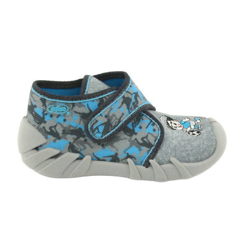 Scarpe per bambini Befado 523P014 blu grigio multicolore