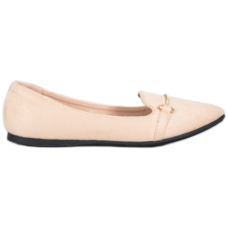 SHELOVET Ballerina In Spitz marrone