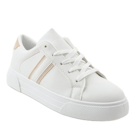 Classiche sneakers bianche CC-20 bianco d'oro