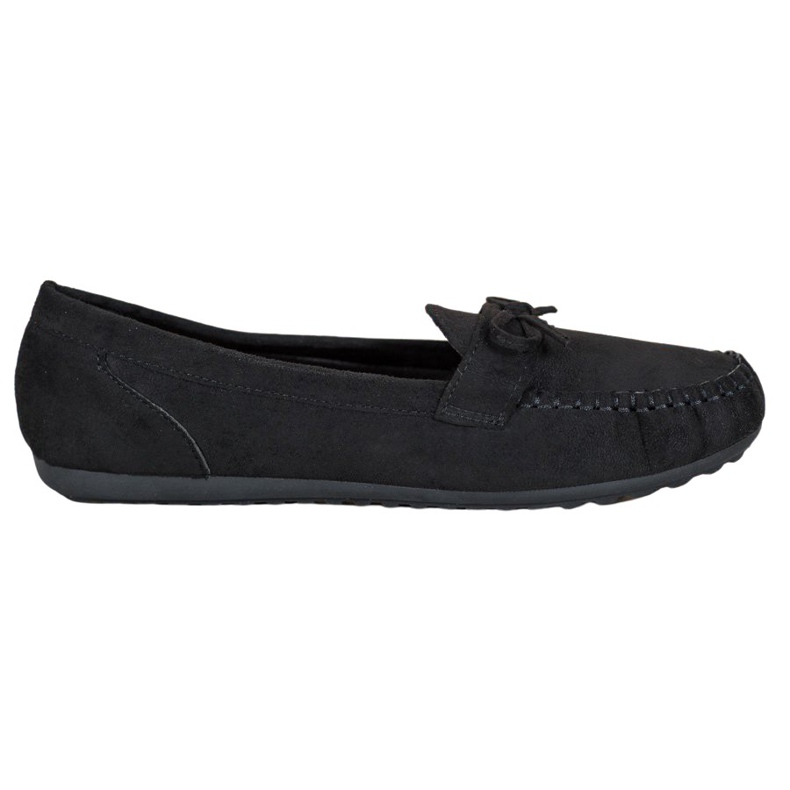 SHELOVET Mocassini casual con fiocco nero giallo