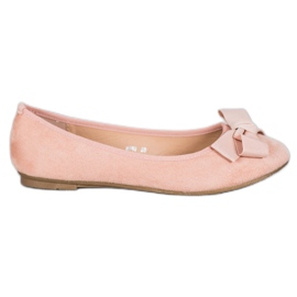 Clowse Ballerine alla moda con un fiocco rosa