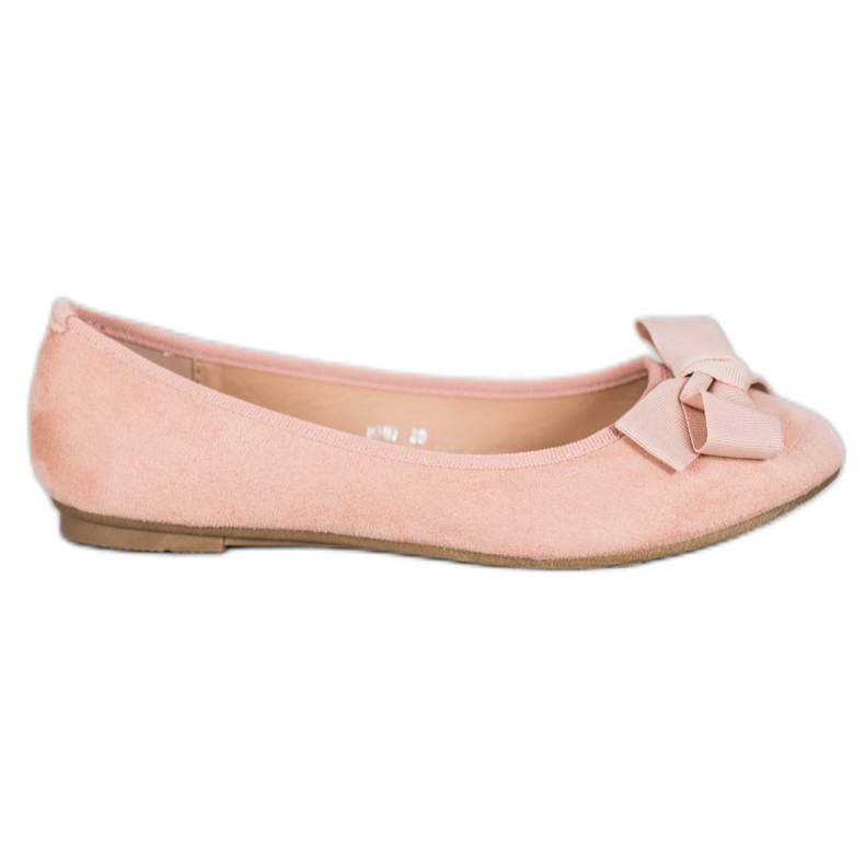 Clowse Ballerine alla moda con un fiocco rosa