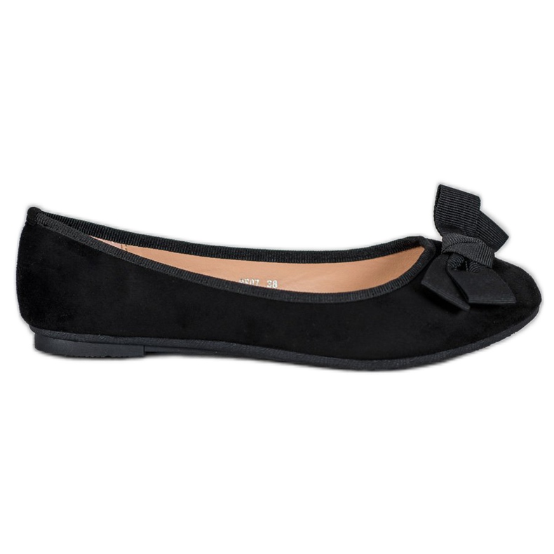 Clowse Ballerine alla moda con un fiocco nero