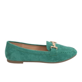 Verde Mocassini da donna 99-13A Verde