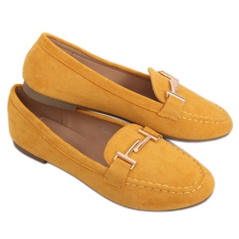 Mocassini da donna miele 99-13A Giallo