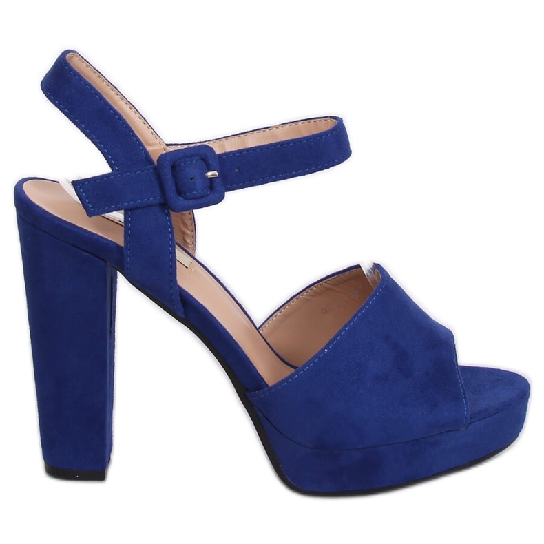 Sandali con tacco alto 9R16 Blu blu navy multicolore
