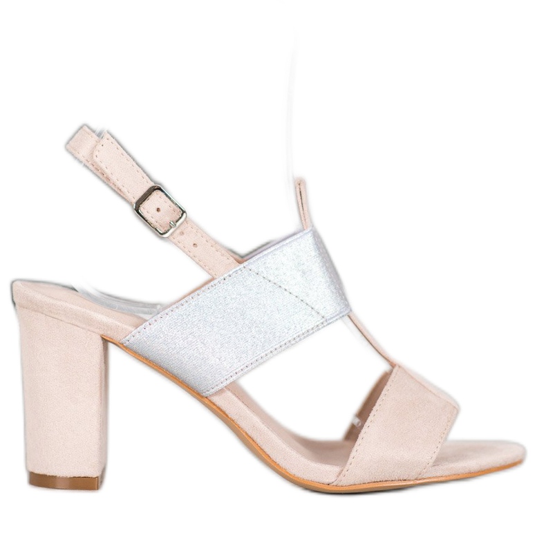 Eleganti sandali VINCEZA beige grigio