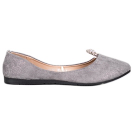 Ballerine Grigie Con Ornamento VINCEZA grigio