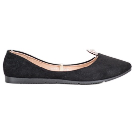 Ballerine Nere Con Ornamento VINCEZA nero