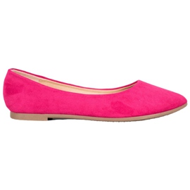 Ballerine classiche VINCEZA in camoscio rosa