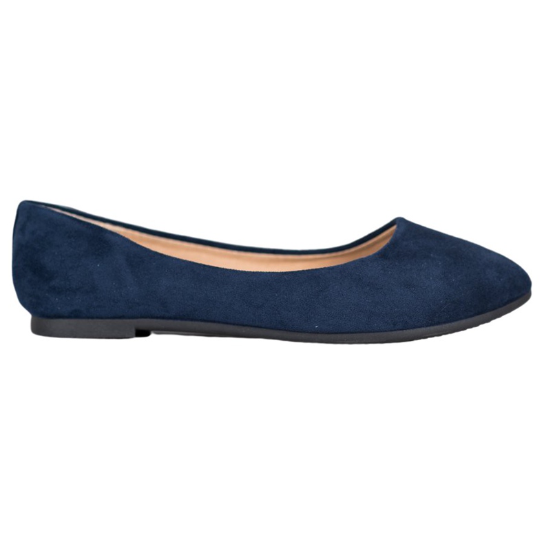 Ballerine classiche VINCEZA in camoscio blu