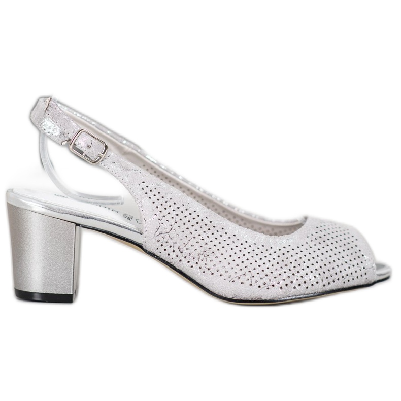 Goodin Tacchi alti traforati grigio