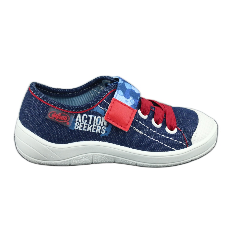 Scarpe per bambini Befado 251X101 bianca rosso blu